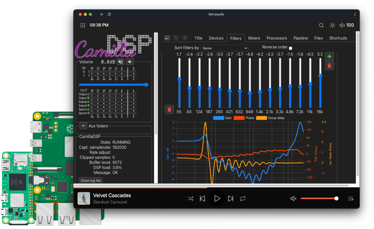 Berryaudio DSP Features